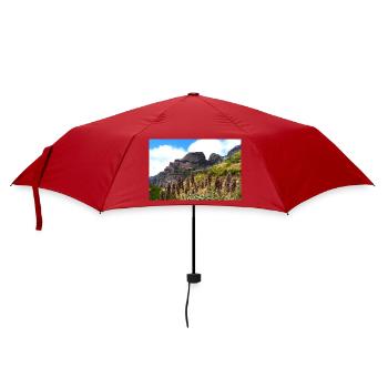 Mountains on Madeira - Regenschirm (klein) - Rot - Vorne
