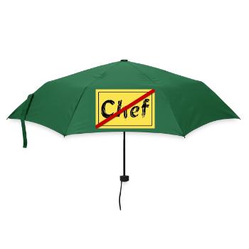 Ex-Chef - Regenschirm (klein) - Flaschengrün - Vorne