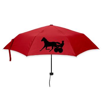 harness racing - Umbrella (small) - red - Front