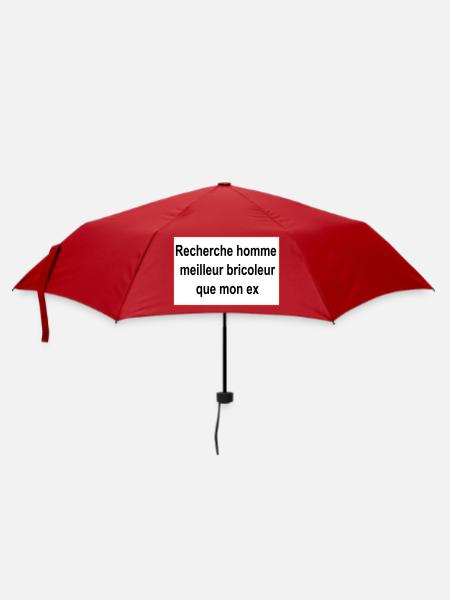 cherche homme - Parapluie standard - rouge