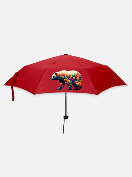 Ours - Parapluie standard - rouge