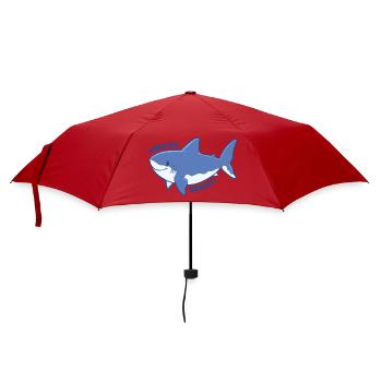 Lustiger Hai – You’re Great - Regenschirm (klein) - Rot - Vorne
