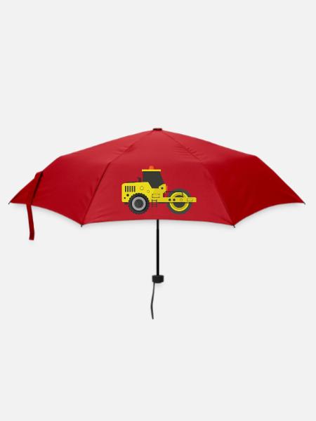 Straßenwalze - Regenschirm (klein) - Rot