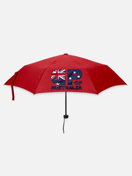australia_gp - Regenschirm (klein) - Rot