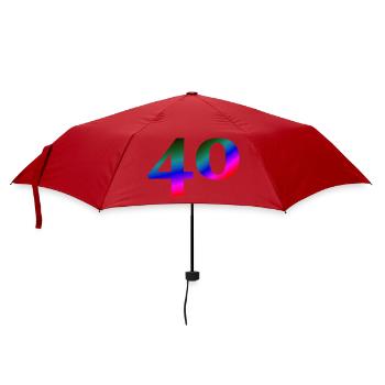 schönes oberteil, 40 buntes Farbenmuster - Regenschirm (klein) - Rot - Vorne