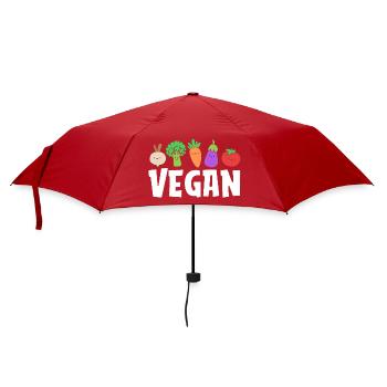 Dietician Diet Vegan - Umbrella (small) - red - Front