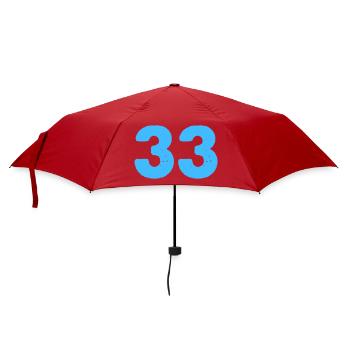 33 - Regenschirm (klein) - Rot - Vorne
