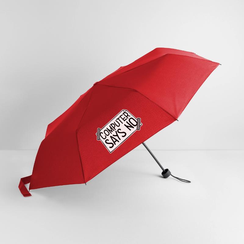Computer Says No Funny Programmer Nerd Technique Umbrella (small)