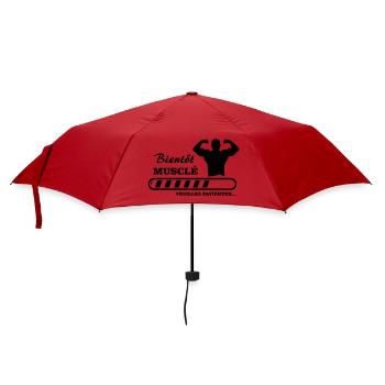 bientôt musclé  - Parapluie standard - rouge - Devant