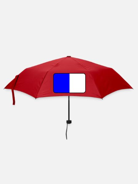 Spa-Flaggenemblem - Regenschirm (klein) - Rot