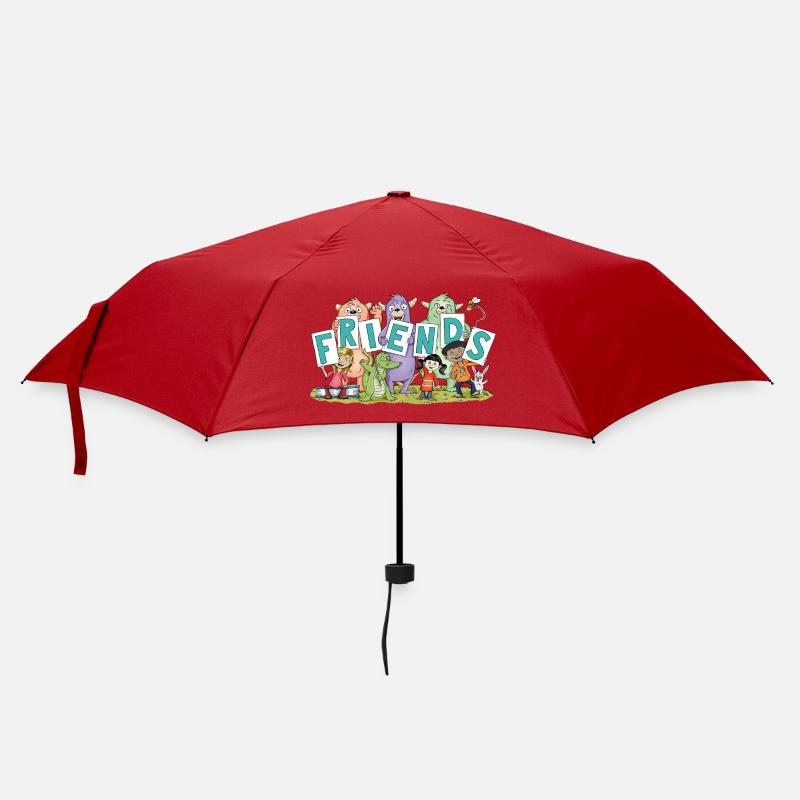 amis - Parapluie standard - rouge