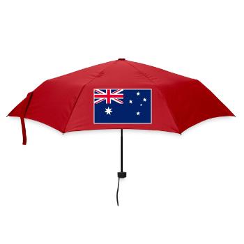 Australia Flag Classic Frame - Regenschirm (klein) - Rot - Vorne