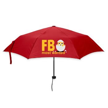 Küken Ei most wanted - Regenschirm (klein) - Rot - Vorne