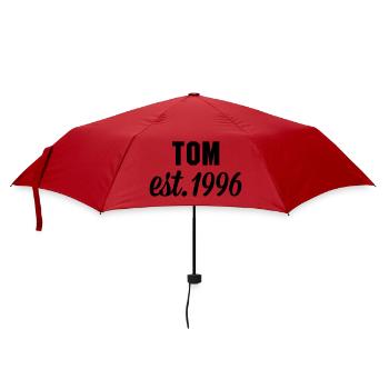 Tom est 1996 - Regenschirm (klein) - Rot - Vorne