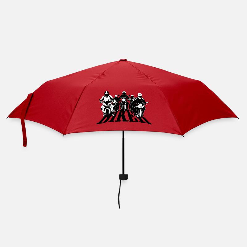 Biker Group Black/White - Umbrella (small) - red