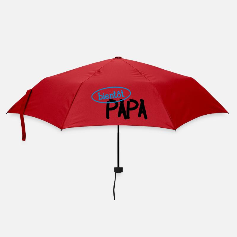 Bientôt Papa ! - Parapluie standard - rouge
