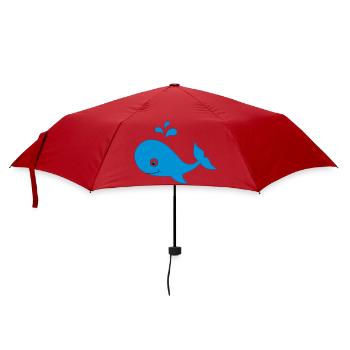 wal - Regenschirm (klein) - Rot - Vorne