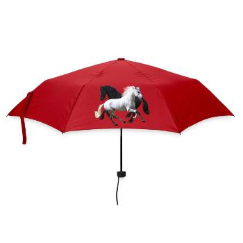 Chevaux - Parapluie standard - rouge - Devant