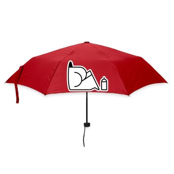 À la recherche de boîtes - Parapluie standard - rouge - Devant