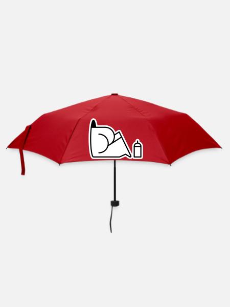 Looking For Cans - Umbrella (small) - red