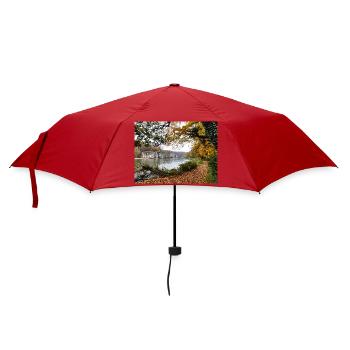 Donaudurchbruch - Regenschirm (klein) - Rot - Vorne