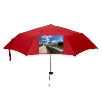 Burg von Chenonceau - Regenschirm (klein) - Rot - Vorne