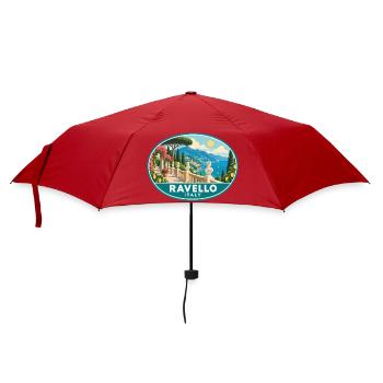 Entdecken Sie Ravello in Italien Amalfiküste Reisen - Regenschirm (klein) - Rot - Vorne