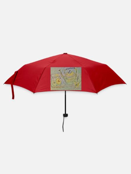 Fest des Eid el Fitre (algerische Tradition) - Regenschirm (klein) - Rot