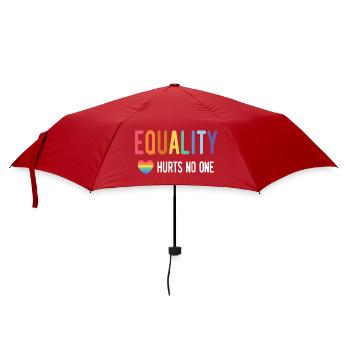 LGBT Pride Month - Equality Hurts No One - Umbrella (small) - red - Front