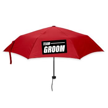 team_groom - Parapluie standard - rouge - Devant