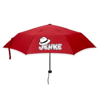 Jenke als Vorname - Regenschirm (klein) - Rot - Vorne