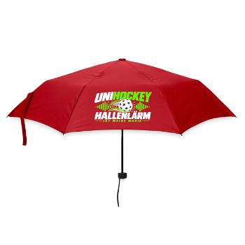 Unihockey Hallenlärm Shirt Meine Musik - Regenschirm (klein) - Rot - Vorne