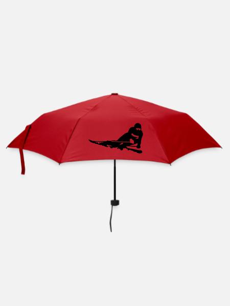 ski - Parapluie standard - rouge