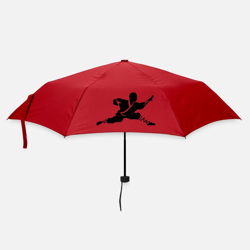 Kung fu - Regenschirm (klein) - Rot