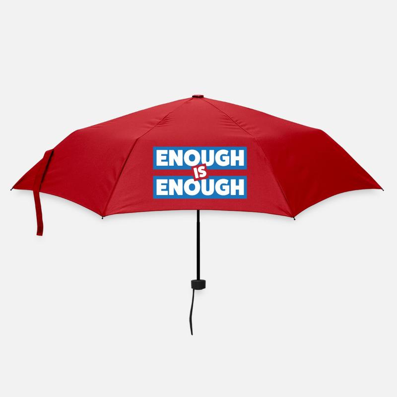 Enough Is Enough Bold Statement - Umbrella (small) - red