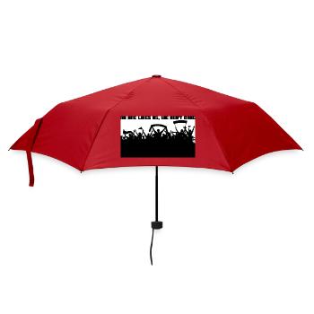 Fussball Fans Ultras - Regenschirm (klein) - Rot - Vorne