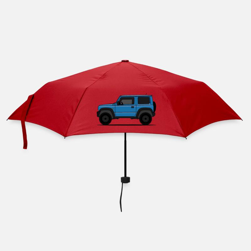 Jimny Blau - Regenschirm (klein) - Rot