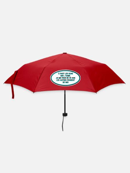Je me fous de ce que les gens pensent de moi - Parapluie standard - rouge