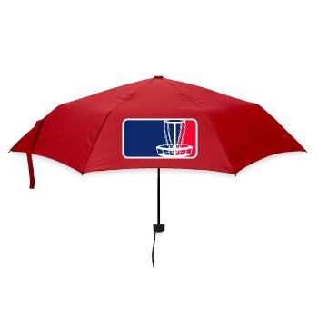 Discgolf - Regenschirm (klein) - Rot - Vorne