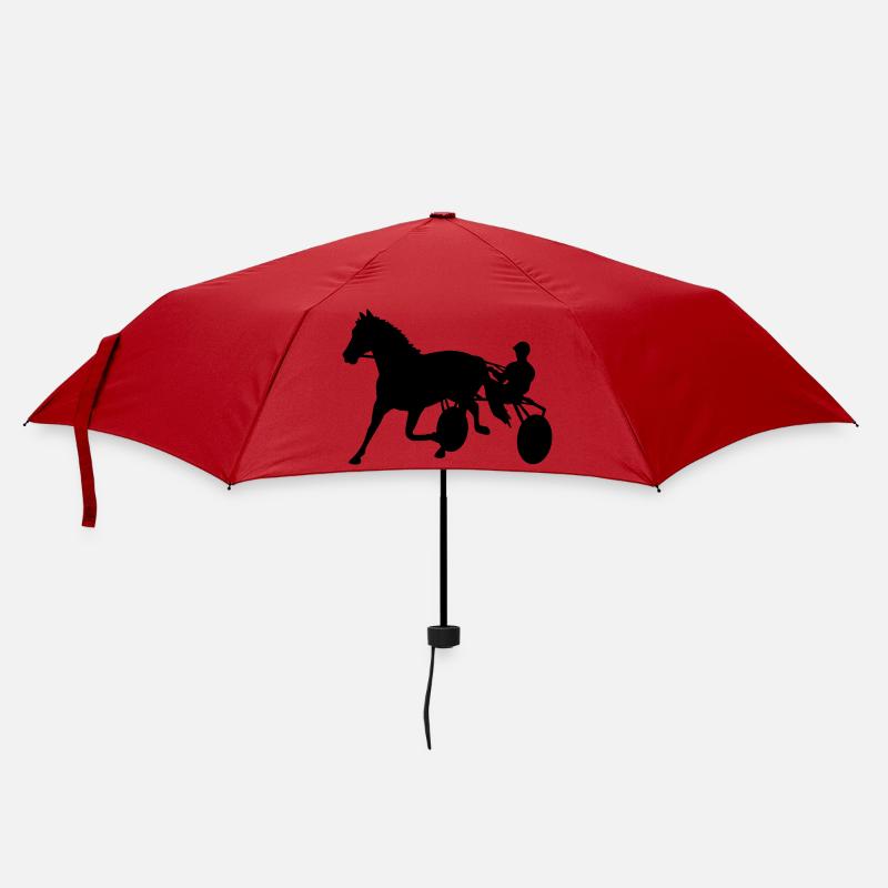 courses attelées - Parapluie standard - rouge