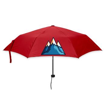 Gebirge - Regenschirm (klein) - Rot - Vorne