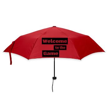 BIENVENUE DANS LE JEU - Parapluie standard - rouge - Devant