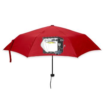 Cannabis Grow Tent, Cannabis Grow Box, grow zelt - Regenschirm (klein) - Rot - Vorne