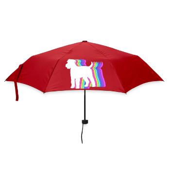 Wheaten Terrier - Regenschirm (klein) - Rot - Vorne