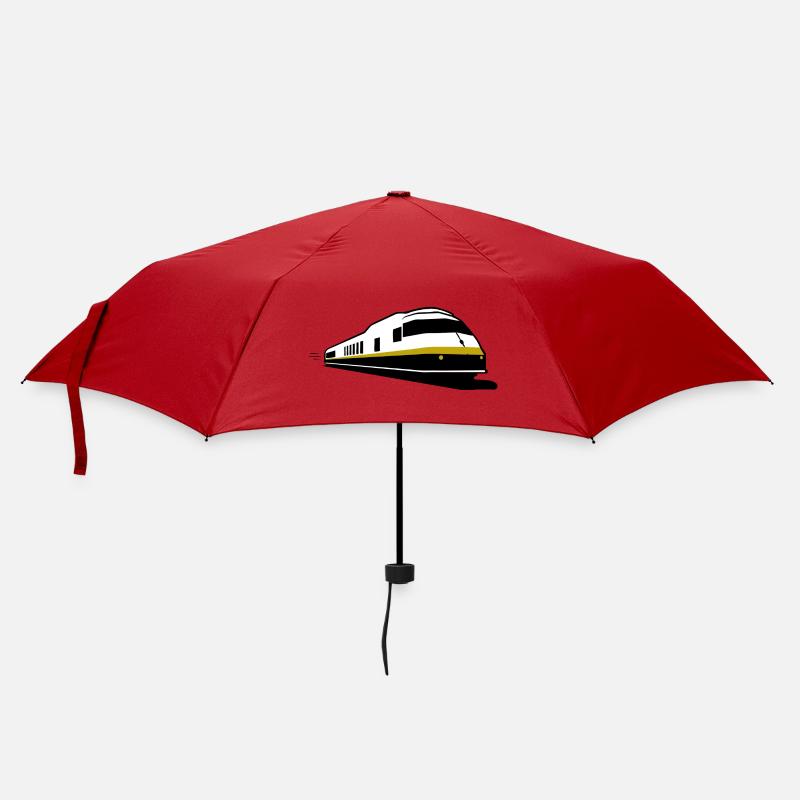 TRAIN - Train - Chemin de fer - Parapluie standard - rouge