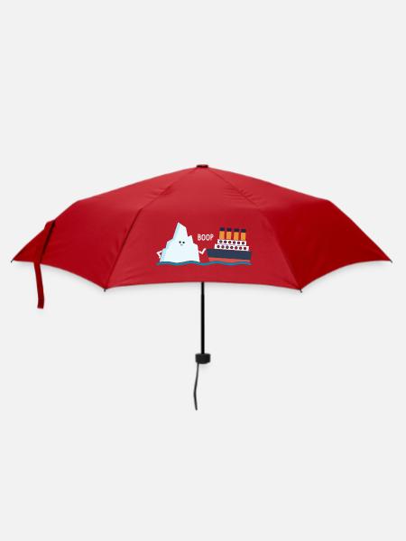 Titanic Funny Titanic berg Boop Parody for Boys - Umbrella (small) - red