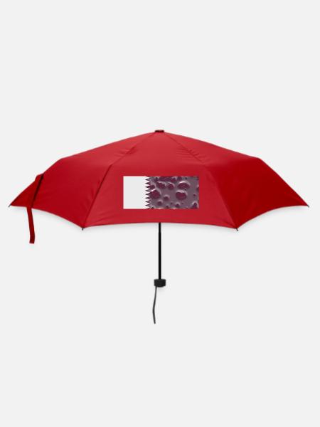 Katar als Land - Regenschirm (klein) - Rot