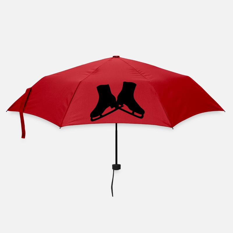 Schlittschuhe - Regenschirm (klein) - Rot