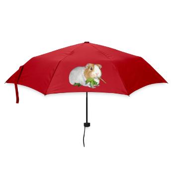 Meerschweinchen Rossi 2 - Regenschirm (klein) - Rot - Vorne