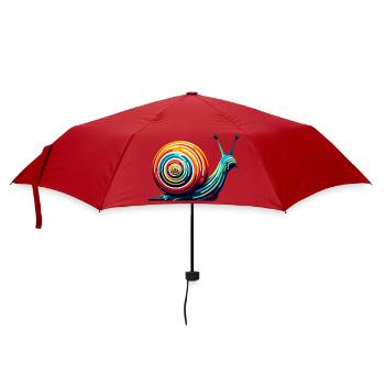 Escargot - Parapluie standard - rouge - Devant